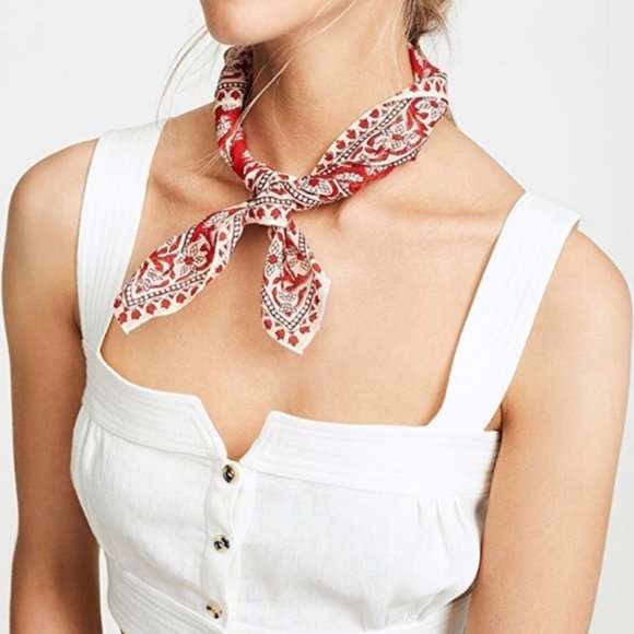Madewell Accessories - ✨HP✨Madewell Bandana Tropical Coral